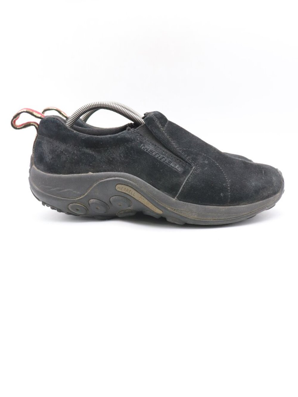 Merrell Jungle Moc Men's Size 10 W Black Suede Slip On Casual Shoes J63815W